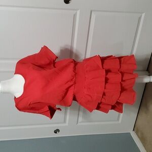 Michael Kors women's ruffled dress